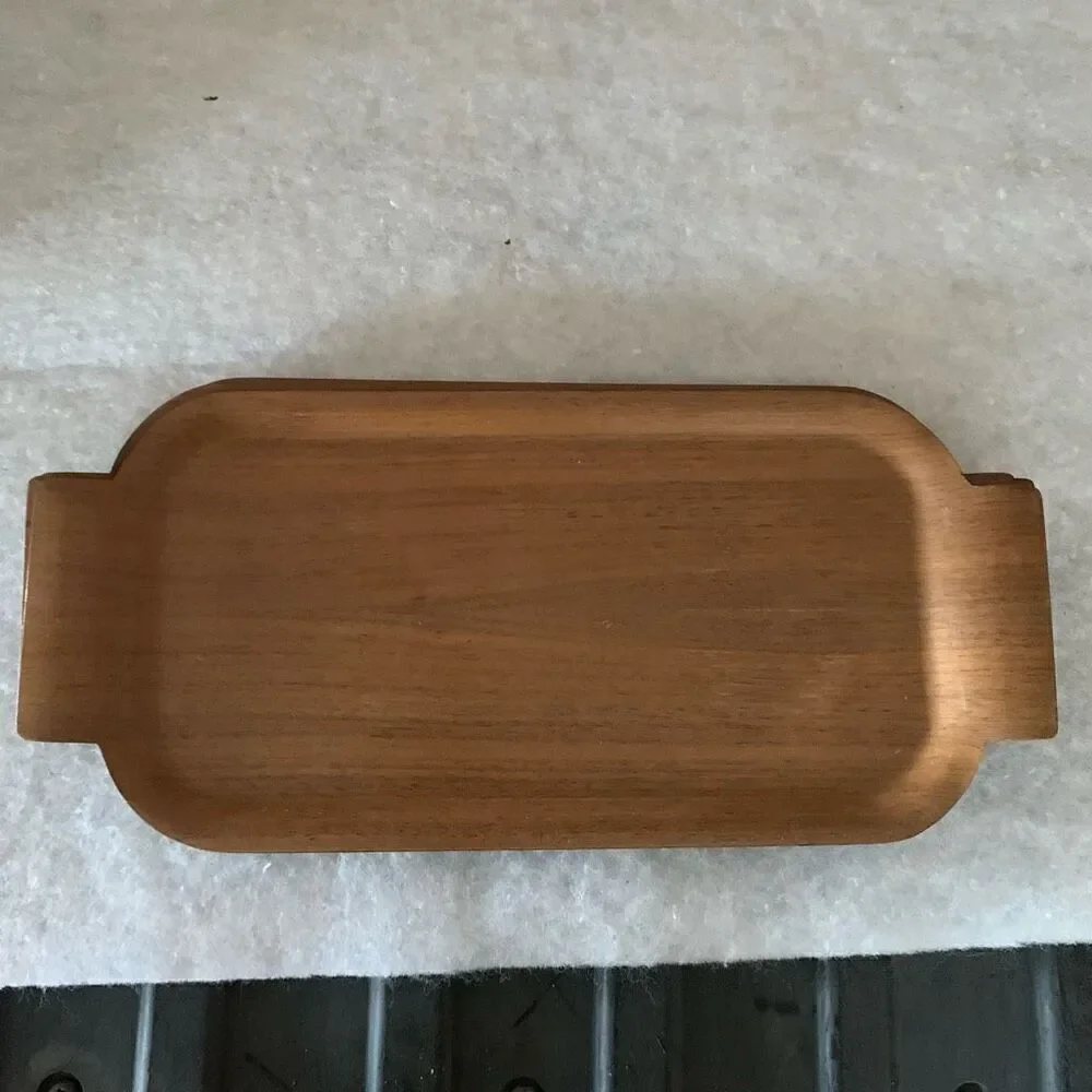 4 Toastmaster Hospitality Set Trays McGraw Electric Co. Mid Century Wood USA